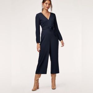 Aritzia Wilfred black Écoulement Jumpsuit Ls size 8